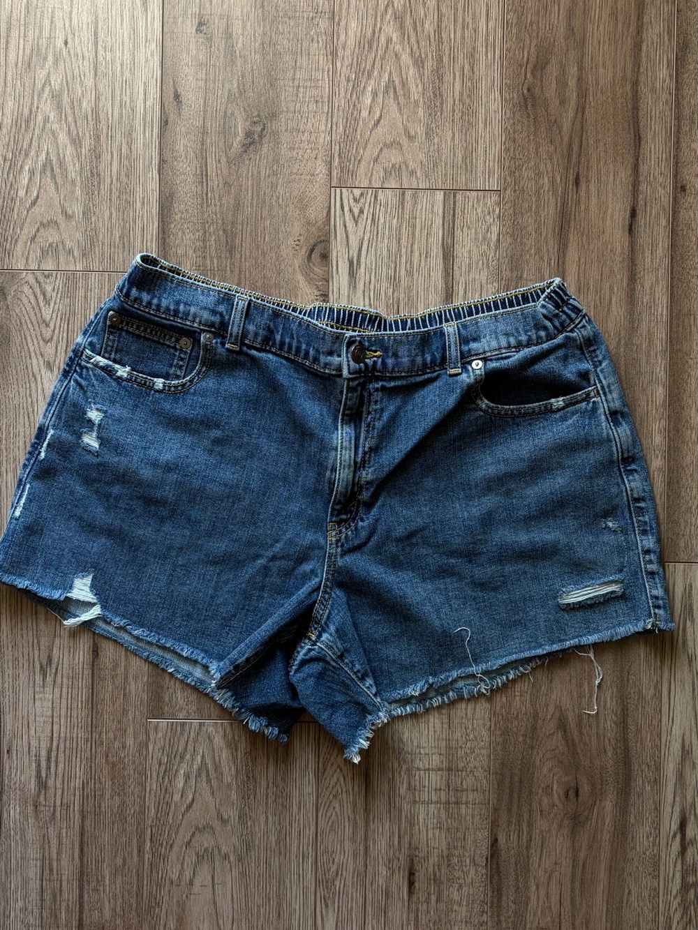 Aerie Daydream Denim Short - Rocky Blue, XL